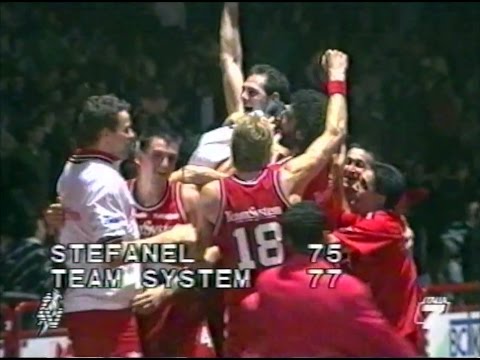 A1 1992/'93 Stefanel Trieste - Teamsystem Fabriano Basket 75-77