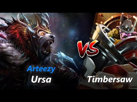 How to Ursa safelane vs Timbersaw (feat. Arteezy) | First 10 minutes