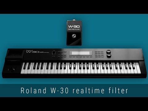 Roland W-30 Realtime filter and sounds