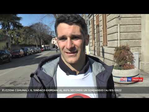 ELEZIONI COMUNALI: IL SINDACO GIORDANI AL 60% SECONDO UN SONDAGGIO | 14/03/2022