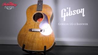 Video thumbnail for The Fellowship of Acoustics - Gibson LG-2 Banner (New) by The Fellowship of Acoustics