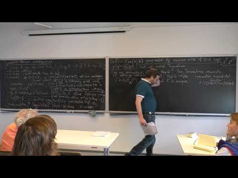 Pavel Etingof, Algebra and representation theory without vector spaces (Lecture 1)