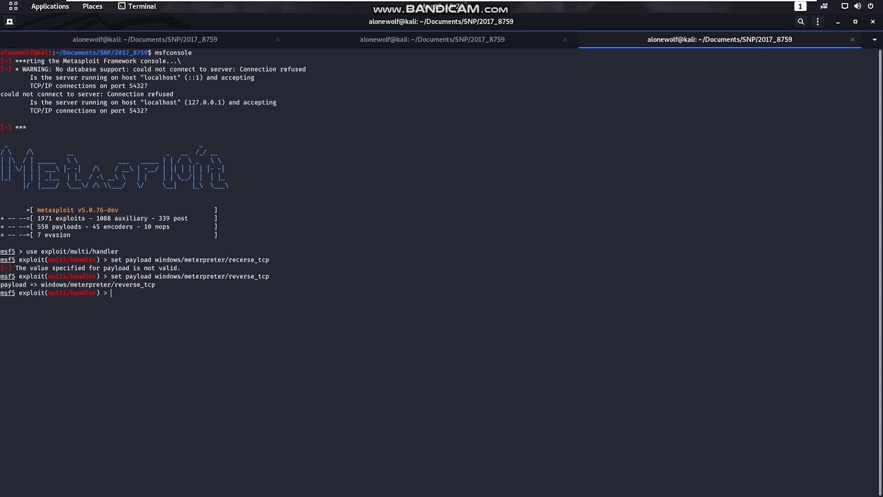 Microsoft Windows NET Framework CVE 2017-8759 Remote Code Execution Vulnerability |Windows10| Kali