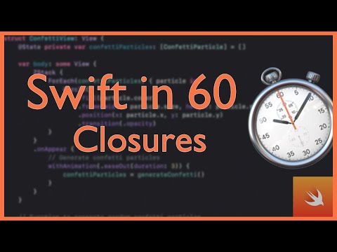 Closures | Swift in 60 | Swift Basics Explained