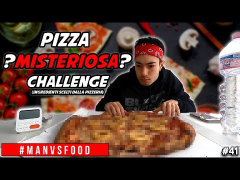 MANGIO PIZZA MISTERIOSA Challenge (Pizzeria sceglie gli Ingredienti) - Cheat Day ITA | MAN VS FOOD