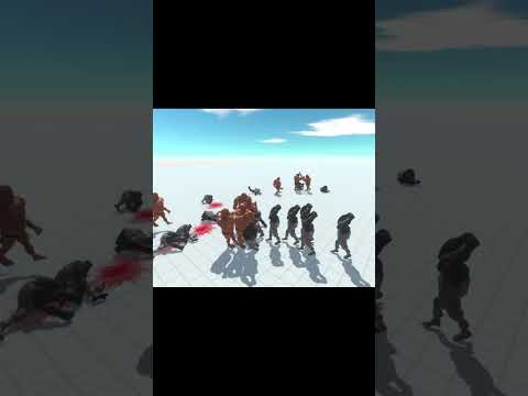 HILL GIANT SQUAD VS KING KHUNG ARMY #animalrevolt #battlesimulator #animalrevoltbattlesimulator