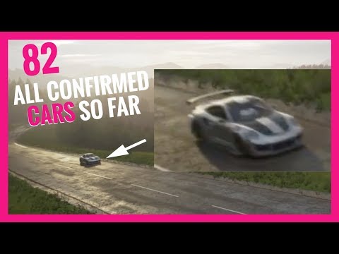 Forza Horizon 4 | All 82 Confirmed Cars So Far | Porsche 918, McLaren P1, Porsche 911 GT2 RS & More