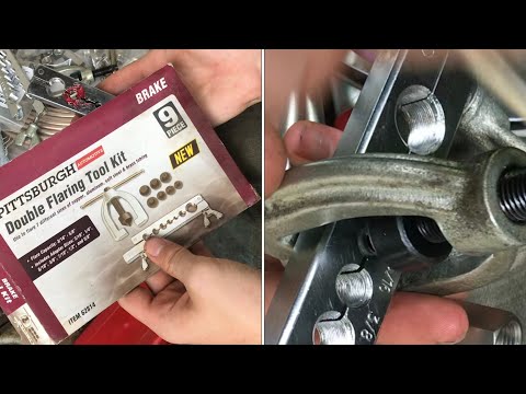 (REVIEW) double “tube flaring tool” kit, Harbor freight pittsburgh