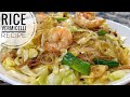 Rice Vermicelli Recipe Rice Noodles Stir Fry With Chicken Shrimp Egg Cabbage