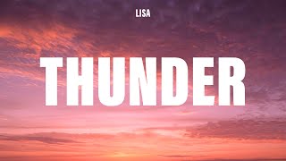 Download lagu LISA - Thunder (Lyrics) mp3