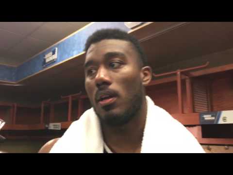 Duane Notice postgame after beating Duke