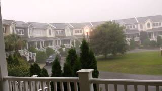 preview picture of video 'Hurricane Arthur hits Morehead City NC with rain and wind'