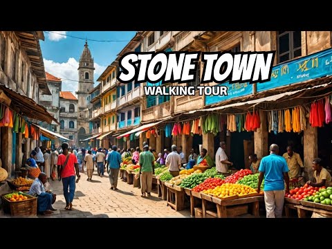 Discover the REAL Zanzibar: Stone Town Markets, Food, and Nightlife | 4K Walking Tour
