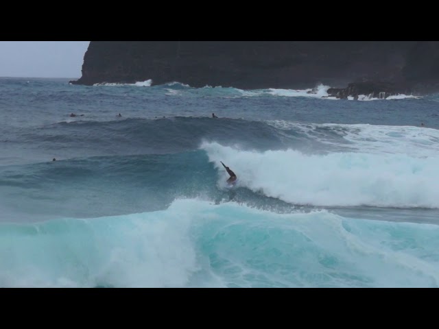 Long Rides Big Surf At Makapu'u