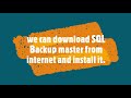 SQL Backup Using SQL Backup Master