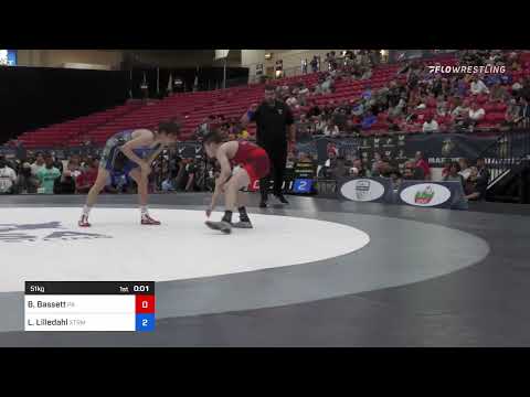 51 Kg Round 1 - Bo Bassett, Pennsylvania Vs Luke Lilledahl, Xtreme Training Cfe1