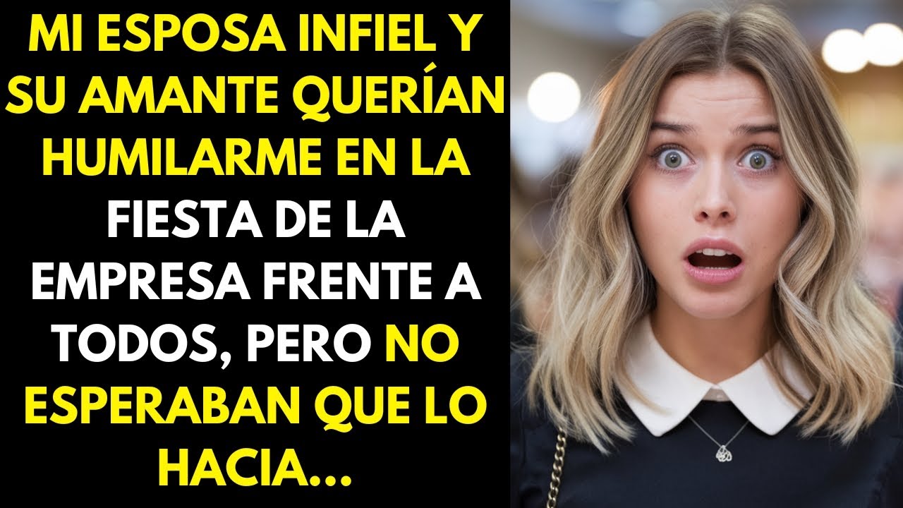 Mi esposa infiel y su amante quisieron humillarme en la fiesta de empresa, pero yo...