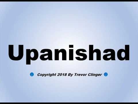 How To Pronounce Upanishad