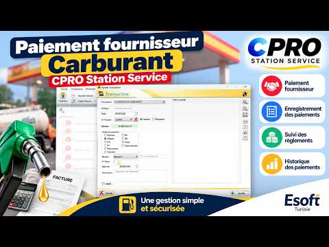 Paiement fournisseur Carburant