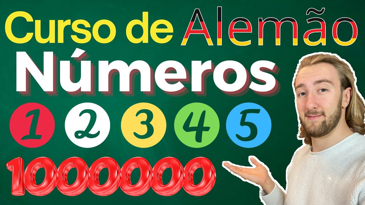 NÚMEROS em Alemão com Pronúncia 0 - 1.000.000
