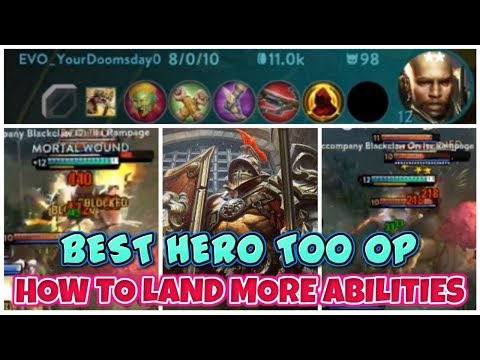 BEST HERO HOW TO LAND MORE ABILITIES WP LANCE BOT LANE TOO OP - VAINGLORY 5V5 TIPS