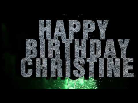 Happy Birthday Christine!
