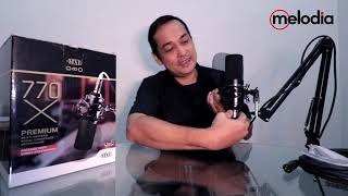 Video thumbnail for #unboxing #review MXL 770X Multi-Pattern Condenser Microphone by Melodia Musik Online