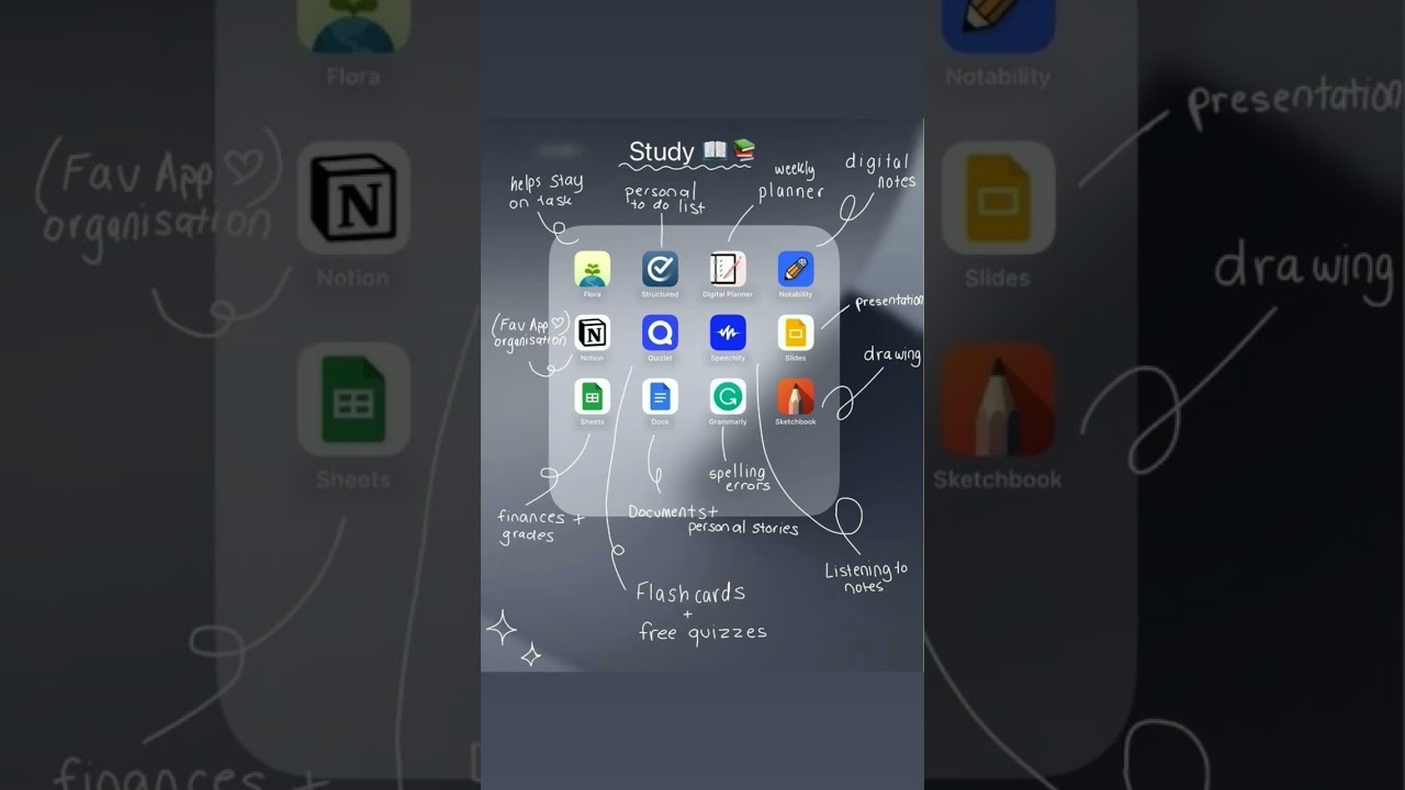 😎 Top 12 Study Apps Every Student Needs in 2025! #productivity #viralvideo