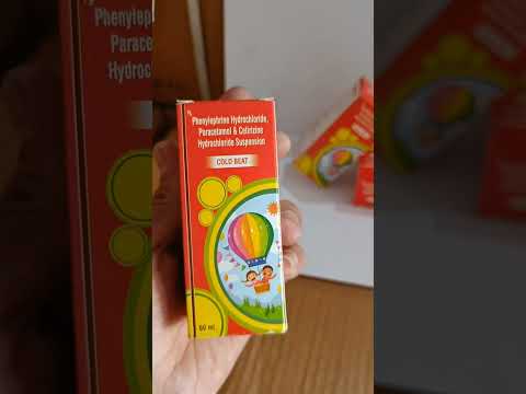 60ml  Cold Beat Phenylephrine Hydrochloride  Syrup