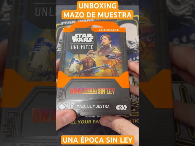 Vídeo relacionado con Asmodee FFG Star Wars Unlimited Juego De Cartas Coleccionables Una Epoca sin Ley - Mazo de Muestra Leia Organa - Cartas exclusivas - A Partir de 12 años, 2+ Jugadores - Versión española