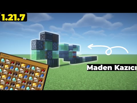 2 DAKİKA'DA TAM OTOMATİK MADEN KAZICI - MİNECRAFT - 1.21.7