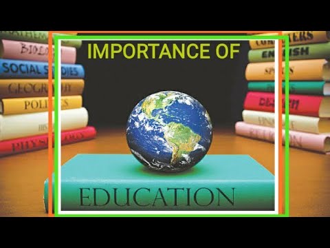 Paragraph on"Importance of Education" in simple words. Let's learn English and Paragraphs. Video