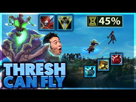 I MAKE THE BIGGEST MISTAKE EVER | CRAZY THRESH PLAYS | 45% CDR THRESH SUPPORT - BunnyFuFuu