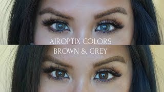 Air Optix Colors in Brown & Grey