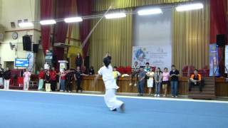 Loh Ying Yi from Melaka Competing in Female Qiangshu