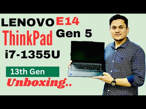 Lenovo ThinkPad E14 Gen5 (2023) | NEW LAUNCH Lenovo ThinkPad E14 intel core i7-1355U 13th generation