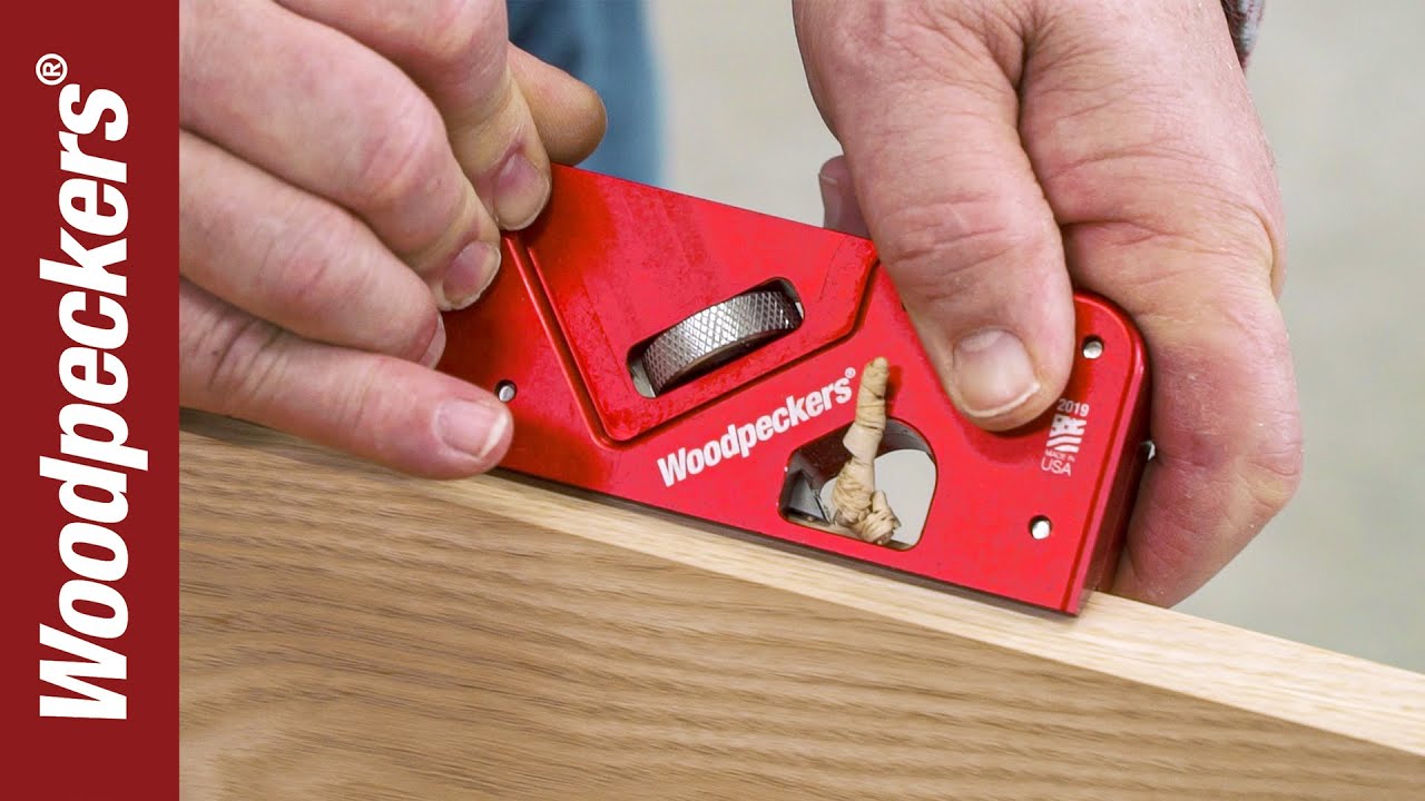 Woodpeckers Tool EZEdge Corner Plane with 1/8" Radius Blade