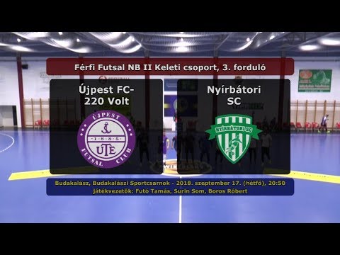 NBII: Újpest FC-220 Volt - Nyírbátori SC 10-0 (2018.09.17, gólok)