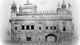preview picture of video 'Making of the Sketch - Gurudwara Darbar Sahib, Amritsar'