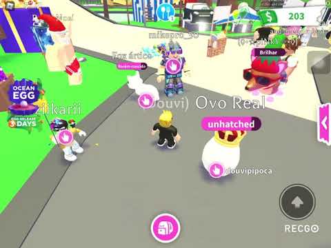 Choquei um ovo real (qual pet veio?) Adopt Me