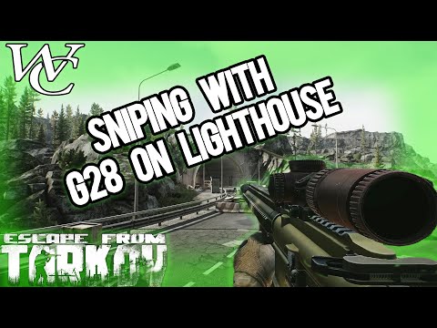 Sniping players with the G28 on LIGHTHOUSE - Escape from Tarkov