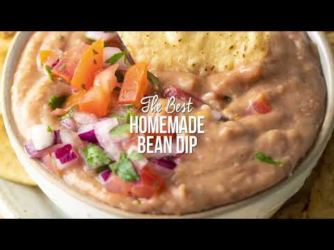 The Best Homemade Bean Dip Recipe