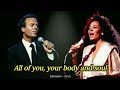 🔥 Diana Ross, Julio Iglesias - All Of You (Lyric Video) Fan-Made