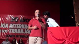 Zé Maria PSTU Brasil - ATO 30 ANOS DA LIT-QI