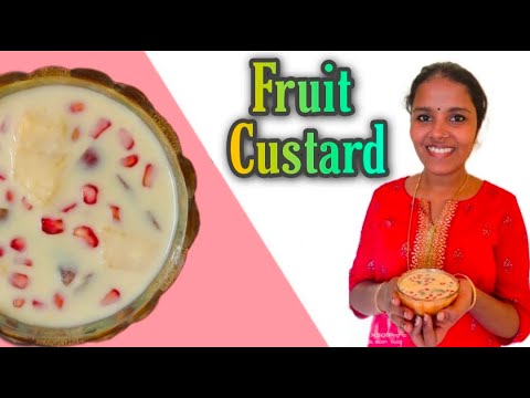 ഫ്രൂട്ടി കസ്റ്റാർഡ് | Fruit custard | #Ashvika Thadickal