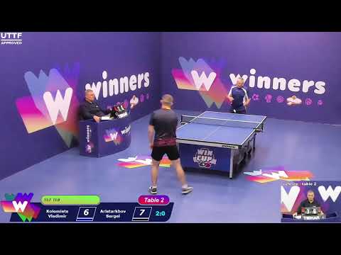 WINners CUP table 2  29.01 Kolomiets Vladimir - Aristarkhov Sergei   11:00