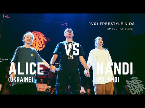 Rep. Your City 2023 - 1vs1 Freestyle Kids - Final - Alice vs Nandi