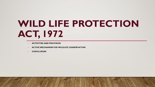 Wild life protection act | Hindi explaination | Environment science | UGC NET | himanshi ma'am