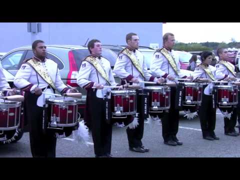 UMass Drumline: Alumni Day 2009 - Triplet Rolls Exercise