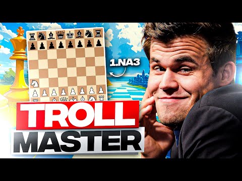 Magnus Trolls Indian GM With 1.Na3